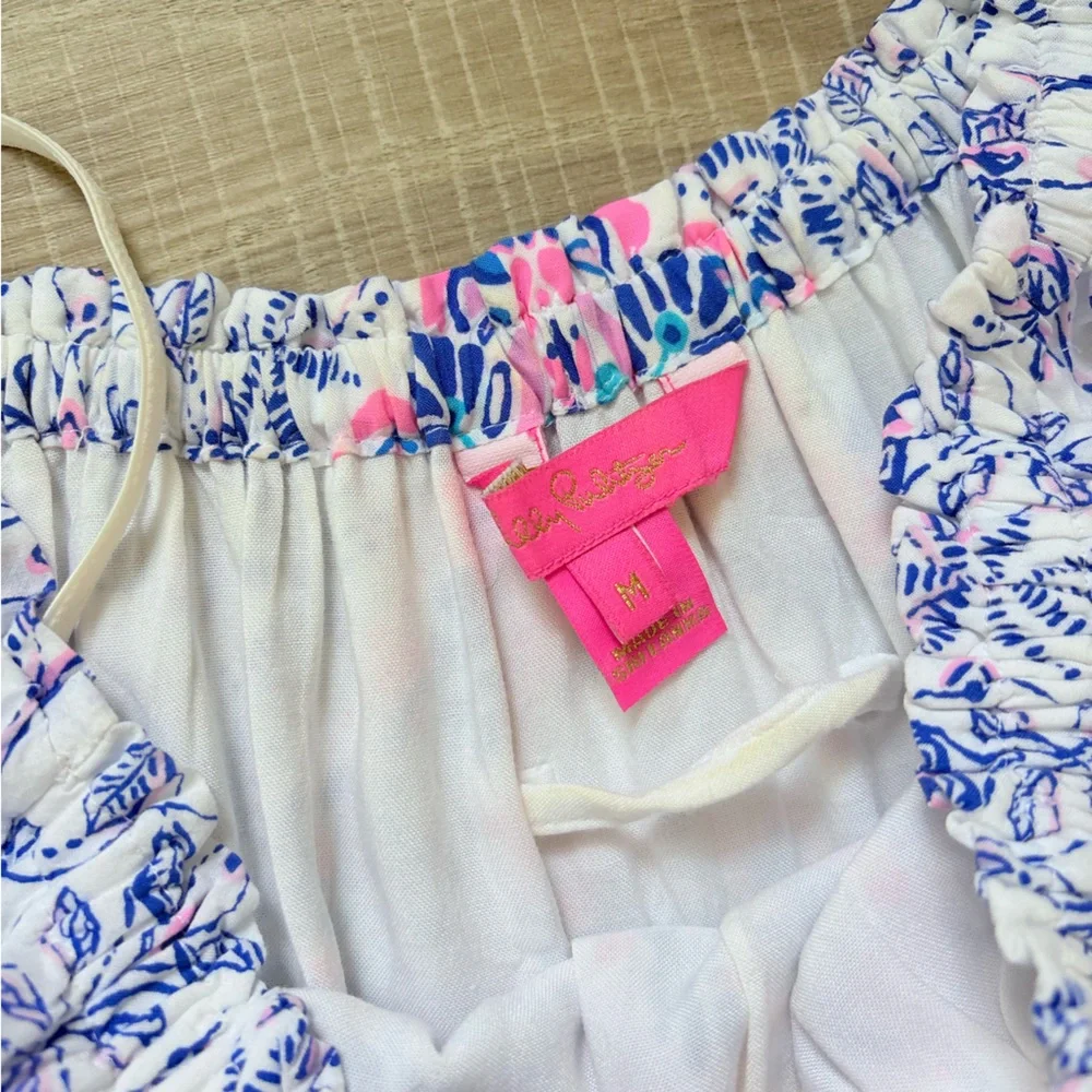 Lilly Pulitzer Abigail Off The Shoulder Midi Dress - Picture 5 of 10